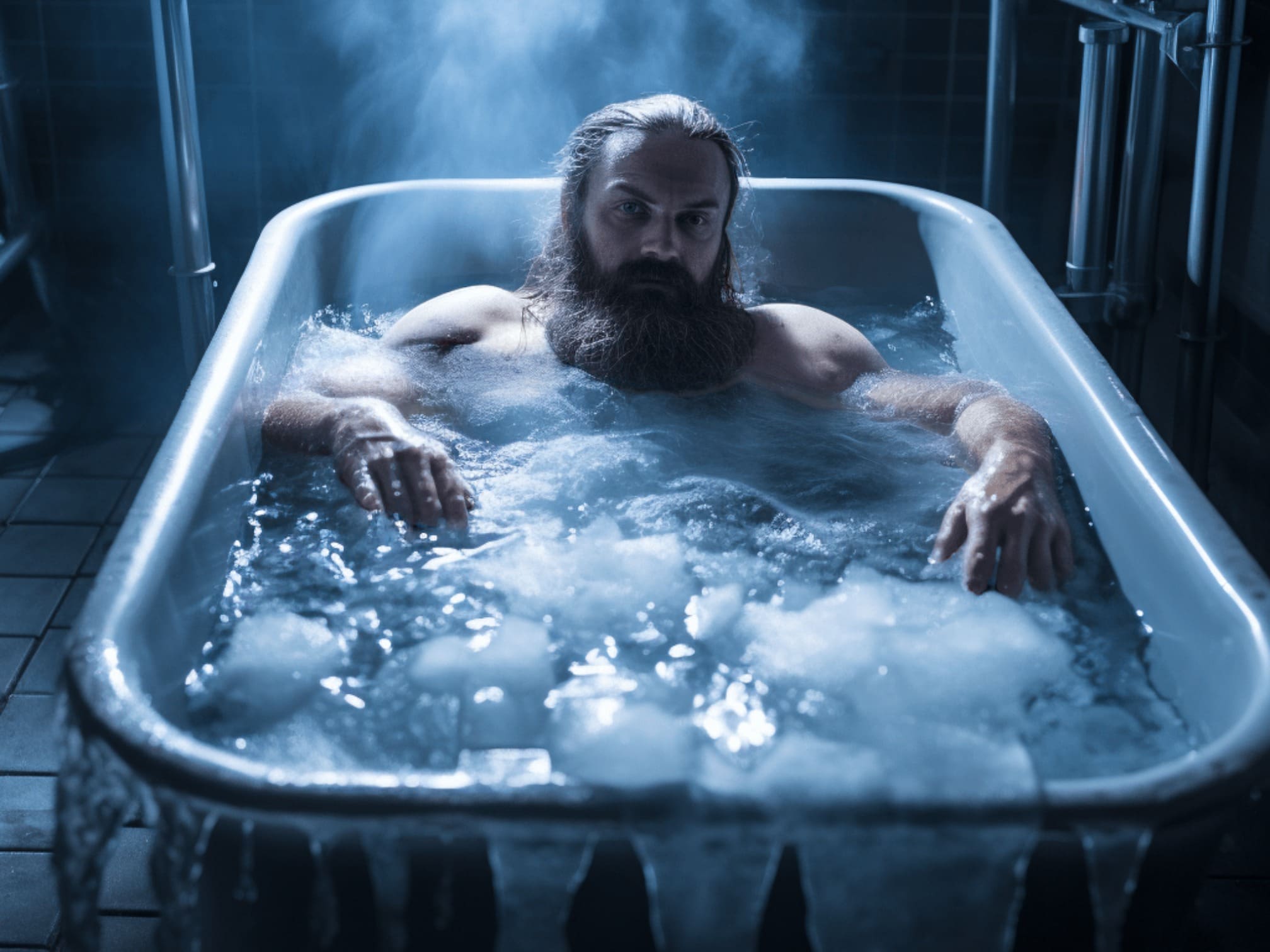How long should you stay in an ice bath?