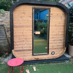 Camilla Mini Traditional Outdoor Sauna 2 Person - Heracles Wellness