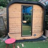 Camilla Mini Traditional Outdoor Sauna 2 Person - Heracles Wellness