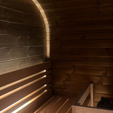 Camilla Mini Traditional Outdoor Sauna 2 Person - Heracles Wellness