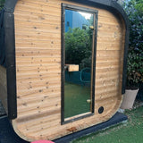 Camilla Mini Traditional Outdoor Sauna 2 Person - Heracles Wellness