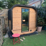 Camilla Mini Traditional Outdoor Sauna 2 Person - Heracles Wellness