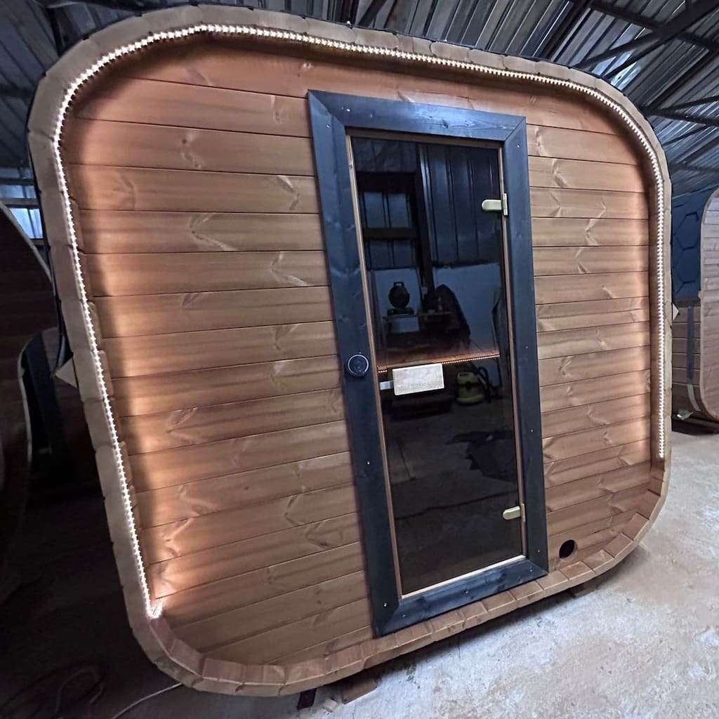 Camilla Traditional Outdoor Sauna 2-3 Person - Heracles Wellness