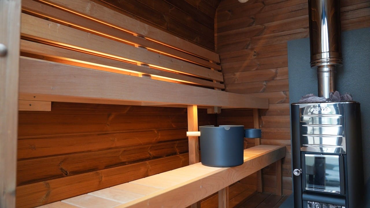 Camilla XL Traditional Outdoor Sauna 4 - 5 Person - Heracles Wellness