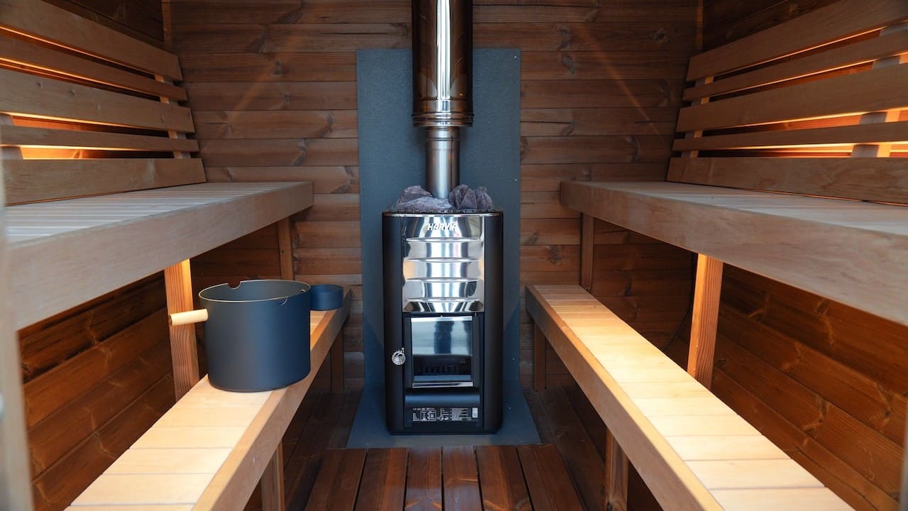 Camilla XL Traditional Outdoor Sauna 4 - 5 Person - Heracles Wellness