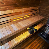 Camilla XL Traditional Outdoor Sauna 4 - 5 Person - Heracles Wellness
