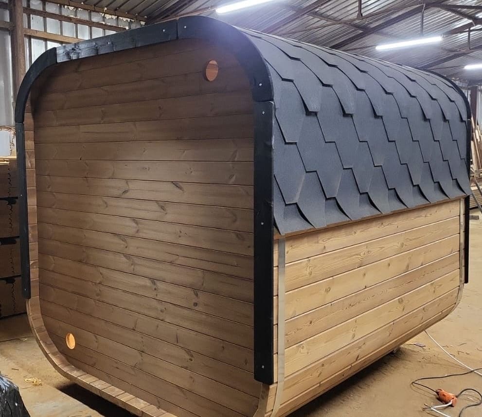 Camilla XL Traditional Outdoor Sauna 4-5 Person - Heracles Wellness