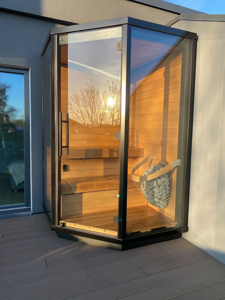 Haljas Hele Mini Outdoor Sauna 2 - 3 Seater - Heracles Wellness