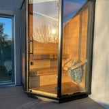 Haljas Hele Mini Outdoor Sauna 2 - 3 Seater - Heracles Wellness