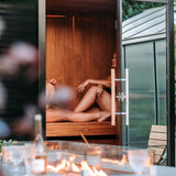 Haljas Hele Nano Outdoor Sauna 2 Seater - Heracles Wellness
