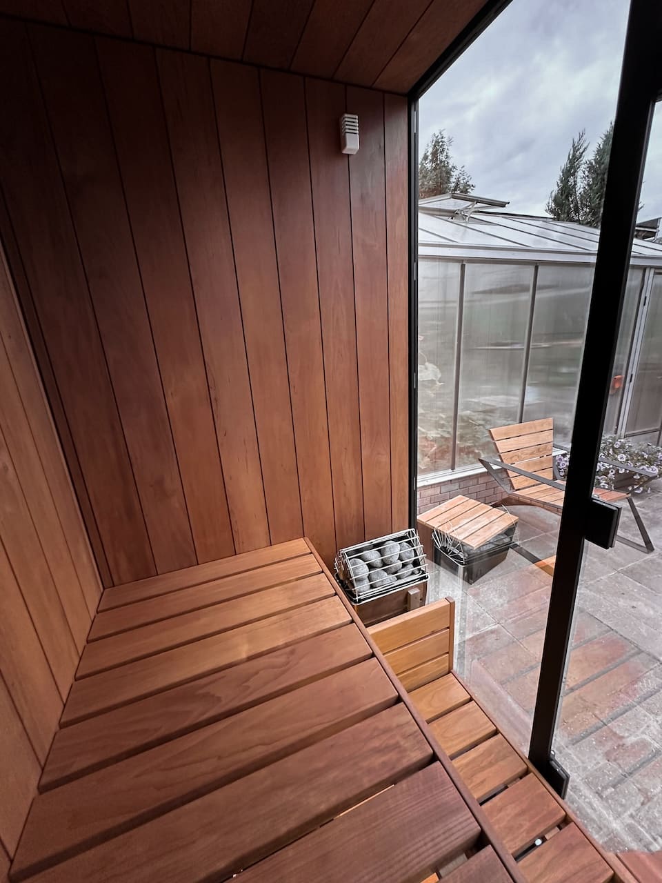 Haljas Hele Nano Outdoor Sauna 2 Seater - Heracles Wellness