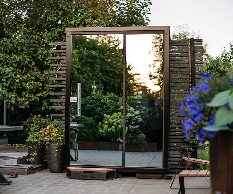 Haljas Hele Nano Outdoor Sauna 2 Seater - Heracles Wellness