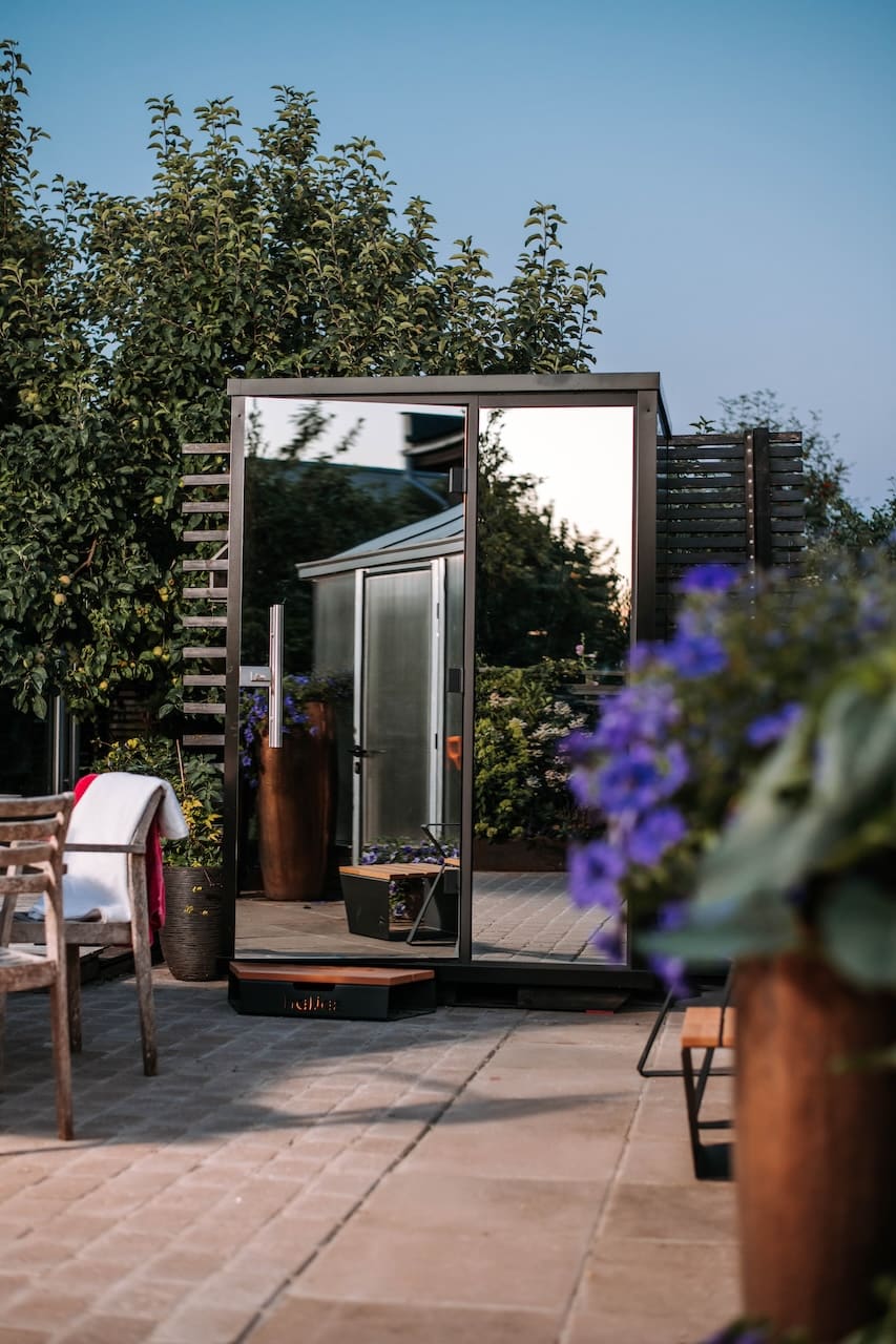 Haljas Hele Nano Outdoor Sauna 2 Seater - Heracles Wellness