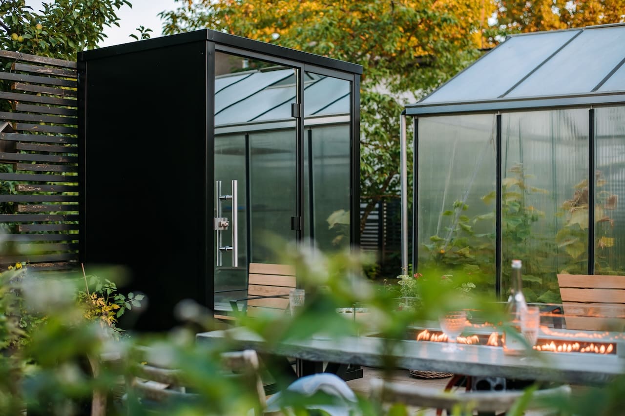 Haljas Hele Nano Outdoor Sauna 2 Seater - Heracles Wellness