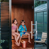 Haljas Hele Nano Outdoor Sauna 2 Seater - Heracles Wellness