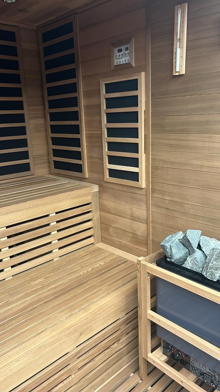 Jaquar Artize Bio Dual Stove and Infrared Sauna 6 Seater - Heracles Wellness