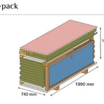 Modus Outdoor Sauna 3 - 4 Person - Heracles Wellness