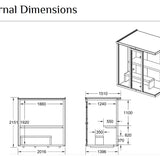 Modus Outdoor Sauna 3 - 4 Person - Heracles Wellness