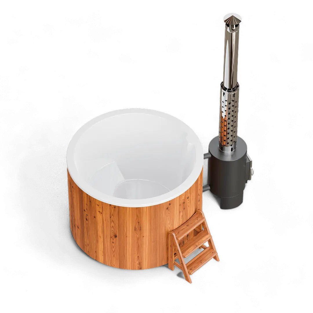 Polar Spa Comfort 160 Wood Fired Hot Tub with 40kW Stove (2 - 4 Person) - Heracles Wellness