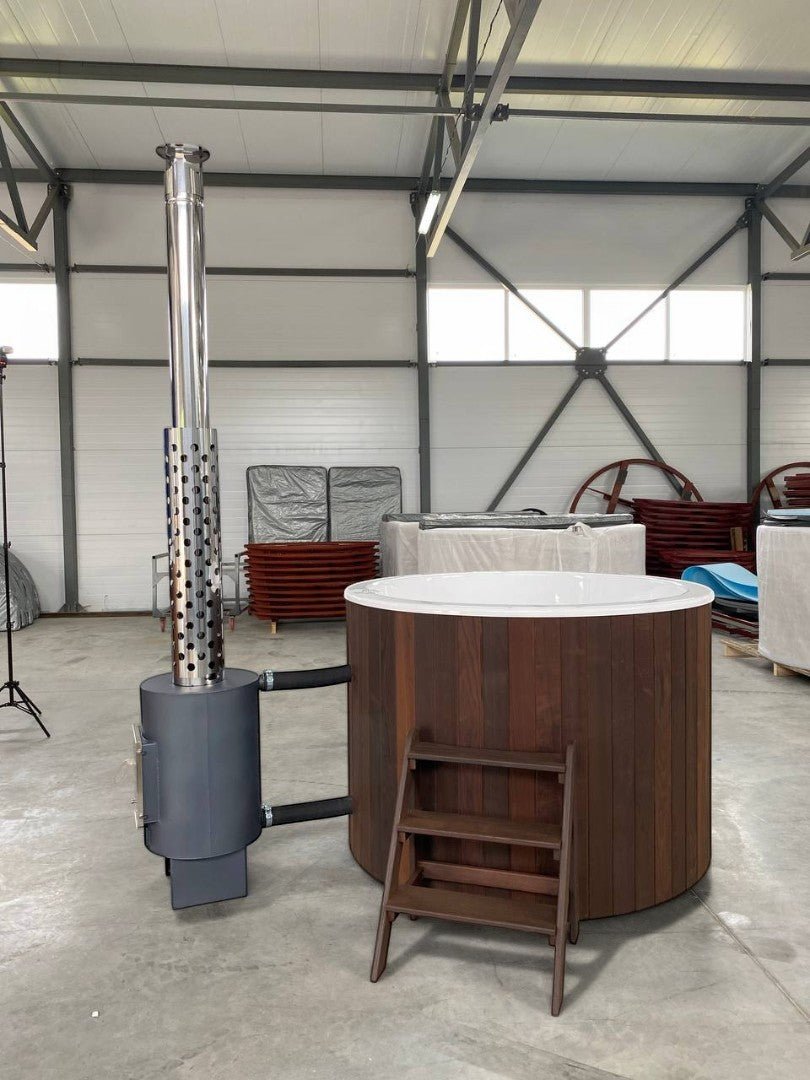 Polar Spa Comfort 160 Wood Fired Hot Tub with 40kW Stove (2 - 4 Person) - Heracles Wellness