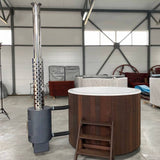 Polar Spa Comfort 160 Wood Fired Hot Tub with 40kW Stove (2 - 4 Person) - Heracles Wellness