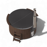 Polar Spa Elite 200 Wood Fired Hot Tub with 35kW Stove (4 - 6 Person) - Heracles Wellness