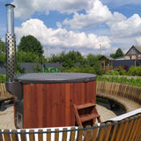 Polar Spa Elite 200 Wood Fired Hot Tub with 35kW Stove (4 - 6 Person) - Heracles Wellness