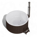 Polar Spa Elite 220 Wood Fired Hot Tub with 35kW Stove (6 - 8 Person) - Heracles Wellness