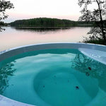 Polar Spa Elite 220 Wood Fired Hot Tub with 35kW Stove (6 - 8 Person) - Heracles Wellness