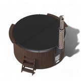 Polar Spa Elite 220 Wood Fired Hot Tub with 35kW Stove (6 - 8 Person) - Heracles Wellness