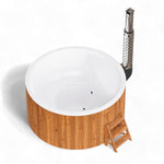 Polar Spa Elite 220 Wood Fired Hot Tub with 35kW Stove (6 - 8 Person) - Heracles Wellness