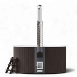 Polar Spa Elite 220 Wood Fired Hot Tub with 35kW Stove (6 - 8 Person) - Heracles Wellness