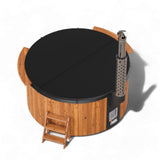 Polar Spa Elite 220 Wood Fired Hot Tub with 35kW Stove (6 - 8 Person) - Heracles Wellness