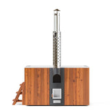 Polar Spa Elite Quattro 180 Wood Fired Hot Tub with 35kW Stove (2 - 4 Person) - Heracles Wellness