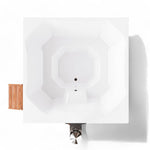 Polar Spa Elite Quattro 200 Wood Fired Hot Tub with 35kW Stove (6 - 8 Person) - Heracles Wellness