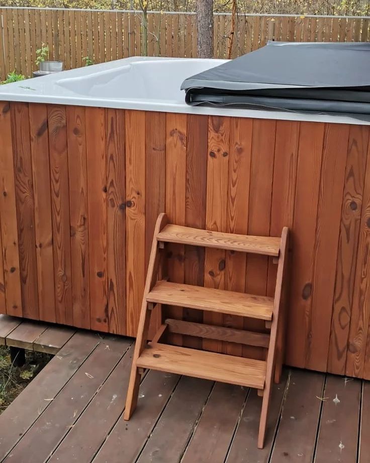 Polar Spa Elite Quattro 200 Wood Fired Hot Tub with 35kW Stove (6 - 8 Person) - Heracles Wellness