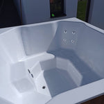 Polar Spa Elite Quattro 200 Wood Fired Hot Tub with 35kW Stove (6 - 8 Person) - Heracles Wellness
