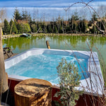 Polar Spa Elite Quattro 200 Wood Fired Hot Tub with 35kW Stove (6 - 8 Person) - Heracles Wellness
