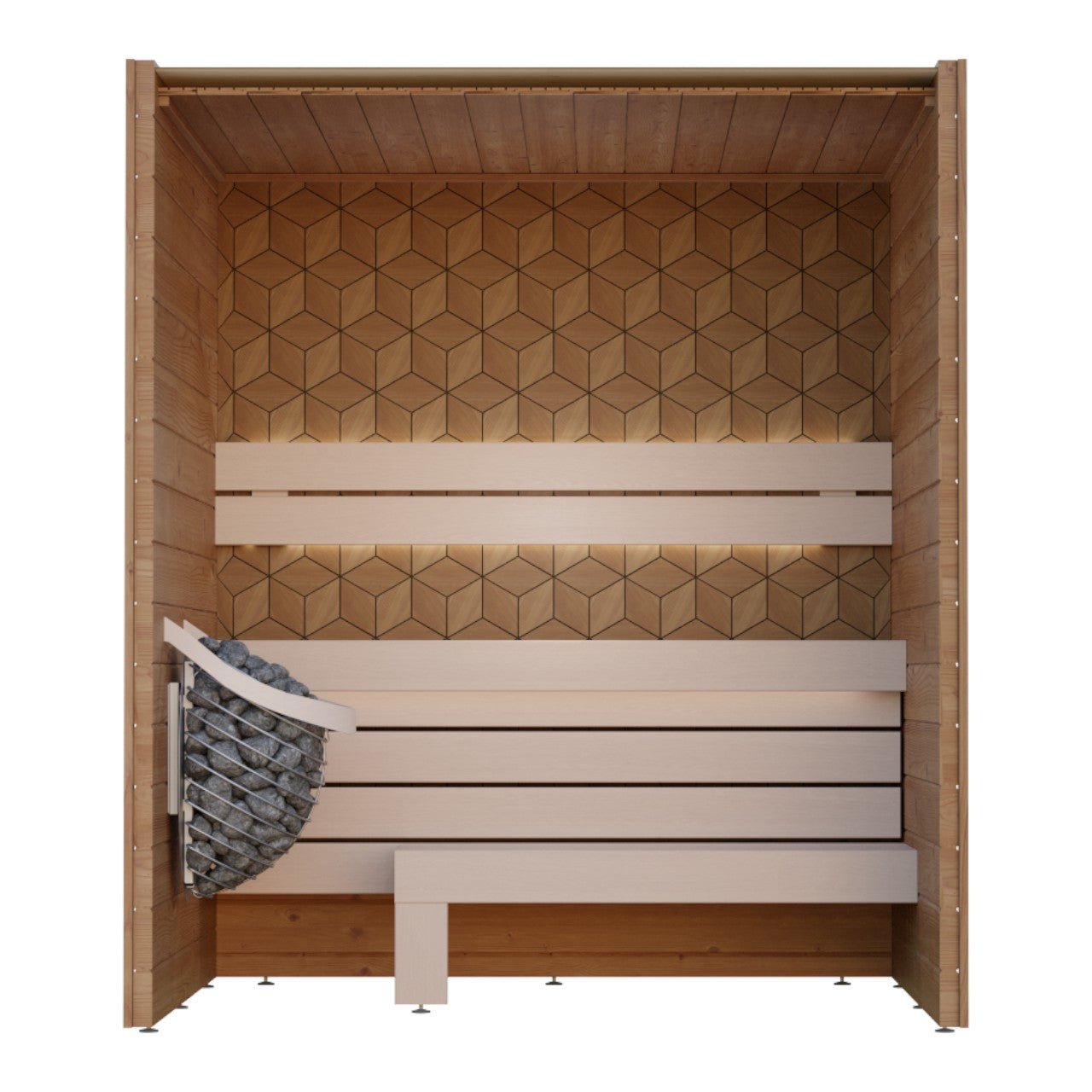 Saunasell Como 3 Person Indoor Sauna - Heracles Wellness