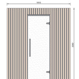 Saunasell Como 3 Person Indoor Sauna - Heracles Wellness