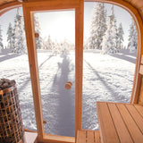 Saunasell Dice Pocket 4 Person Outdoor Sauna - Heracles Wellness