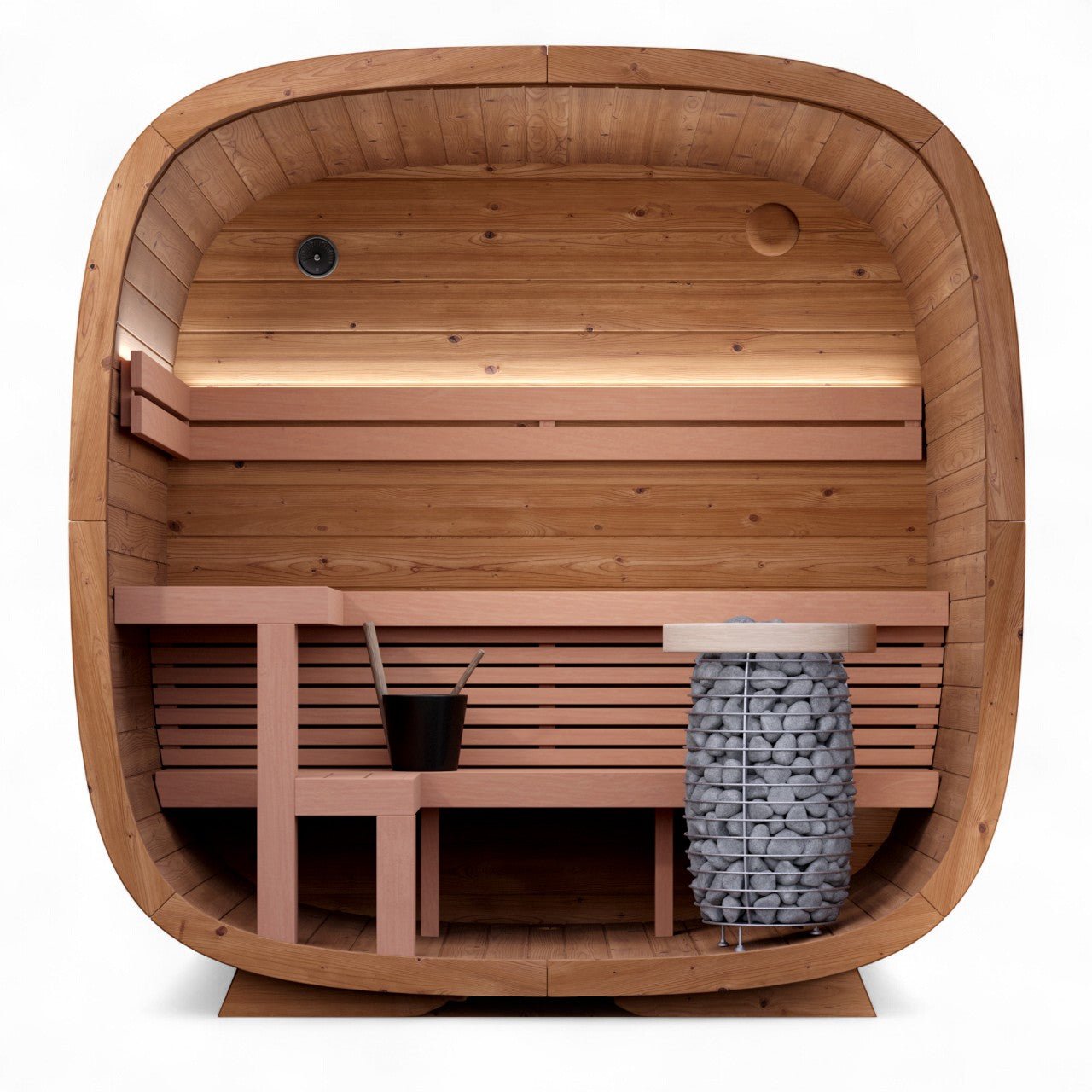 Saunasell Dice Pocket 4 Person Outdoor Sauna - Heracles Wellness