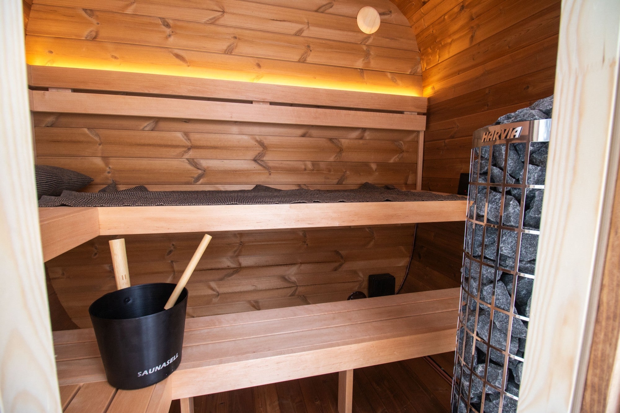 Saunasell Dice Pocket 4 Person Outdoor Sauna - Heracles Wellness