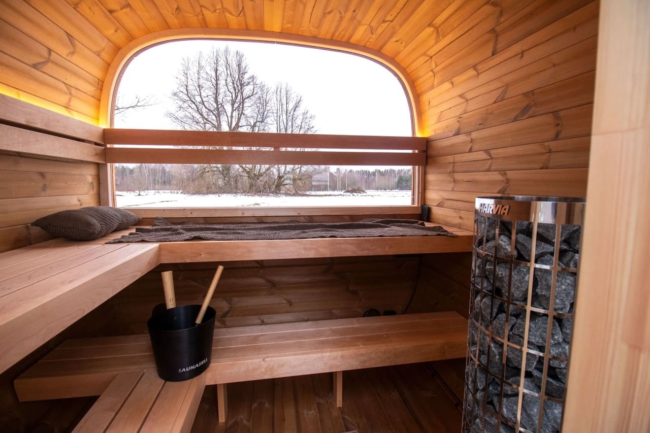 Saunasell Dice Solo 5 Person Outdoor Sauna - Heracles Wellness