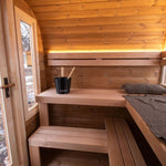 Saunasell Dice Solo 5 Person Outdoor Sauna - Heracles Wellness