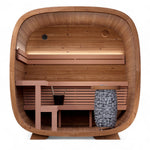 Saunasell Dice Solo 5 Person Outdoor Sauna - Heracles Wellness