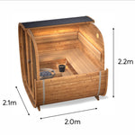 Saunasell Dice Solo 5 Person Outdoor Sauna - Heracles Wellness