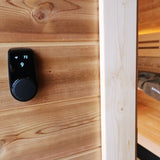 Saunasell Patio M 5 Person Outdoor Sauna with Changing Room - Heracles Wellness