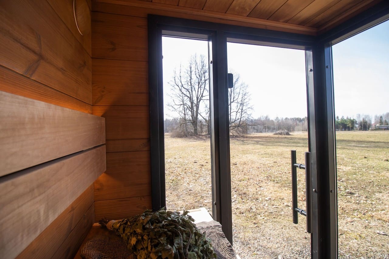 Saunasell Primo Mini 2 Person Outdoor Sauna - Heracles Wellness