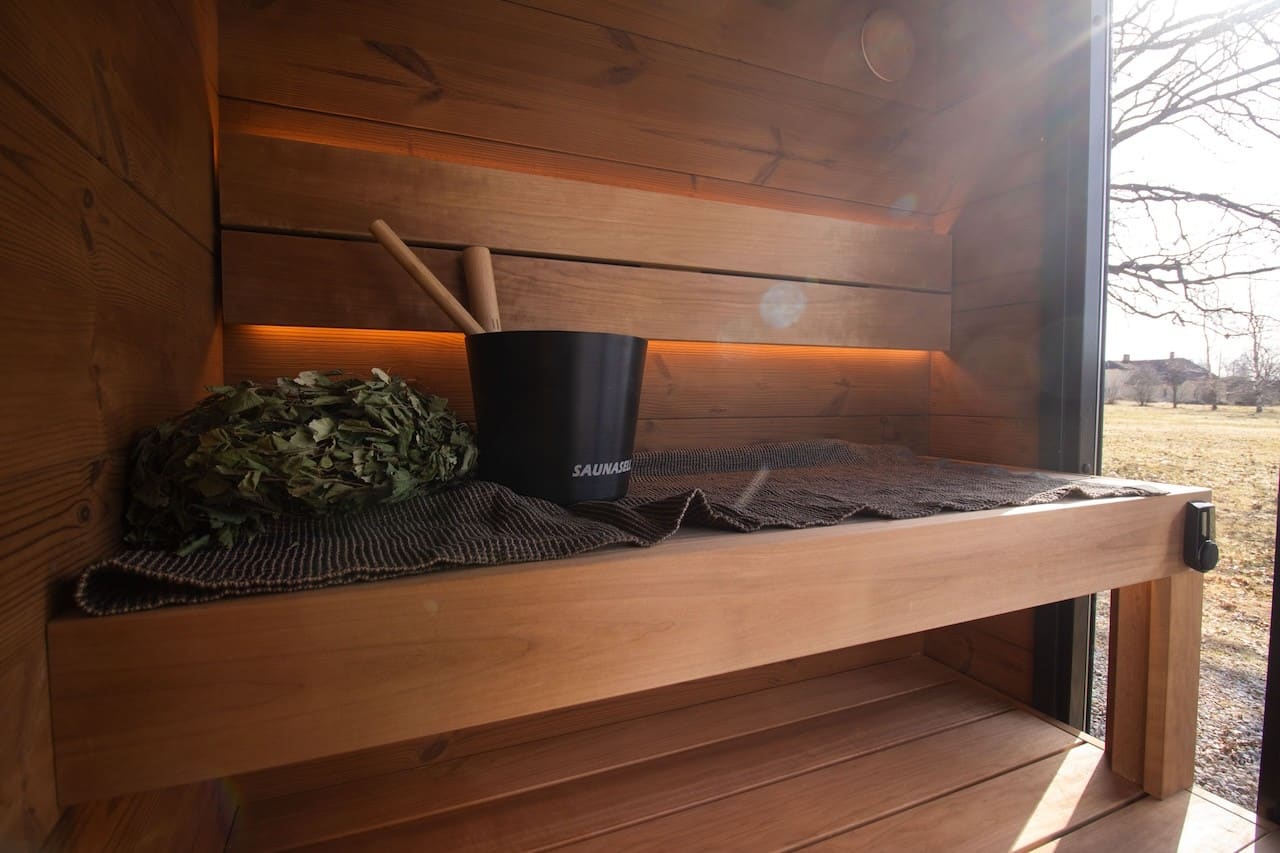 Saunasell Primo Mini 2 Person Outdoor Sauna - Heracles Wellness